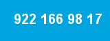 922 166 98 17 922 166 98 17